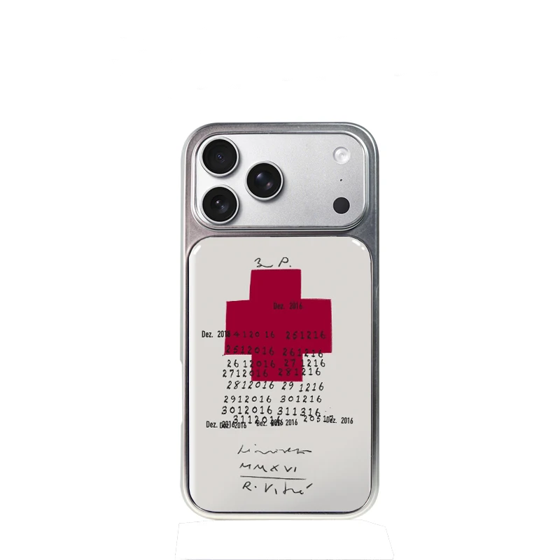 Retro Handset Phone - Capa de Celular Luxuosa Transparente com