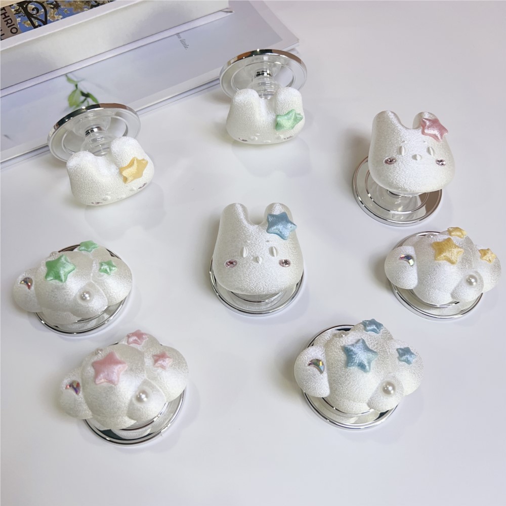 Phone Accessories Cute - Suporte Magnético 3D de Desenho Animado