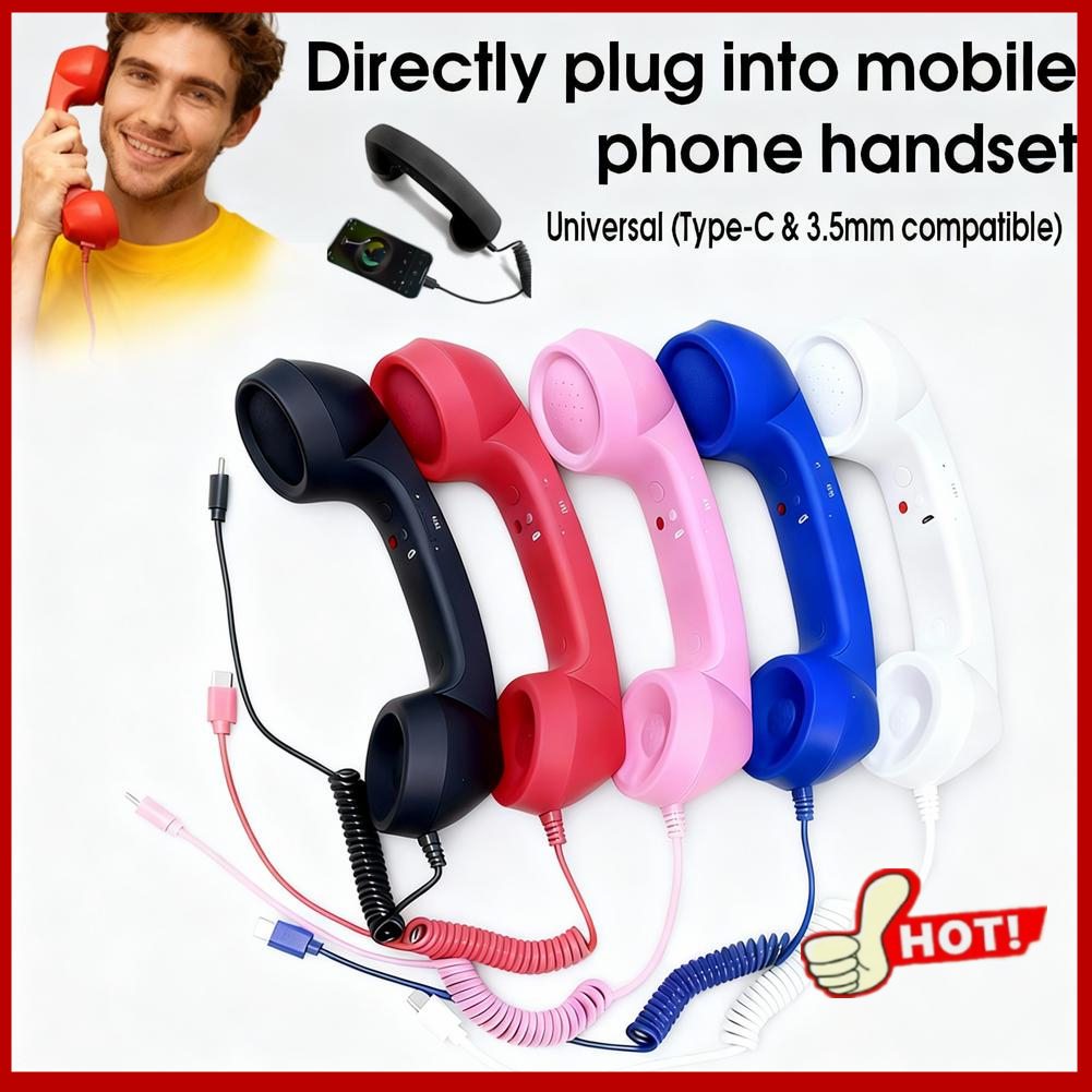 Retro Handset Phone - Novo Telefone Retrô 2026: Monofone com