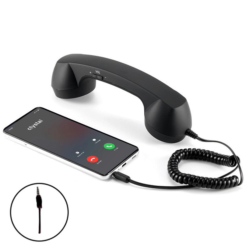 Retro Handset Phone - Tipo-c/3.5mm retro telefone receptor de telefone