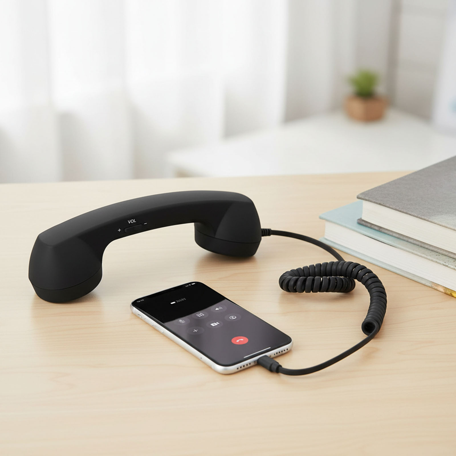 Fone de Ouvido Retrô Tipo-C pa - Retro Handset Phone avaliação e preço