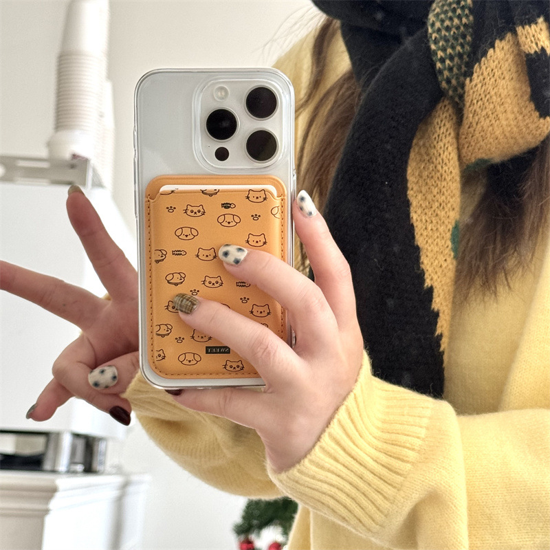 Porta-cartões magnético de cou - Phone Accessories Cute avaliação e preço
