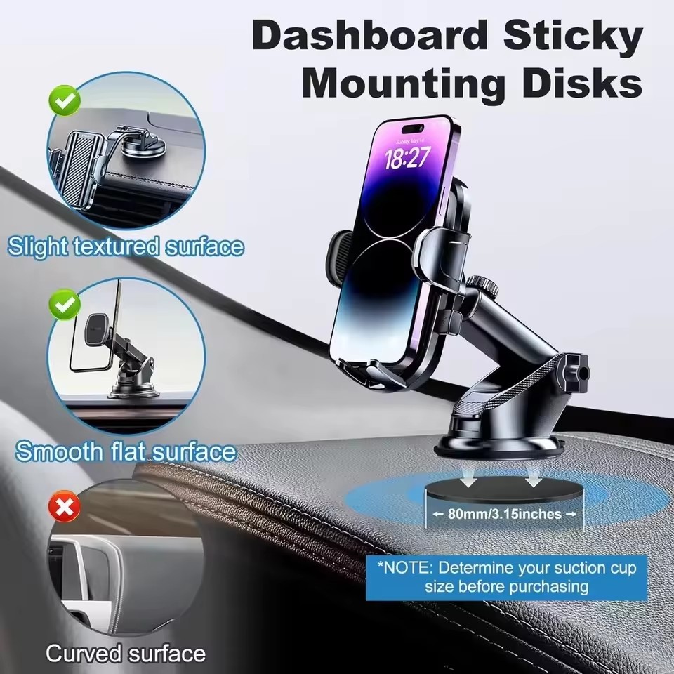 1/10 unidades de adesivos para - Car Mount Phone avaliação e preço