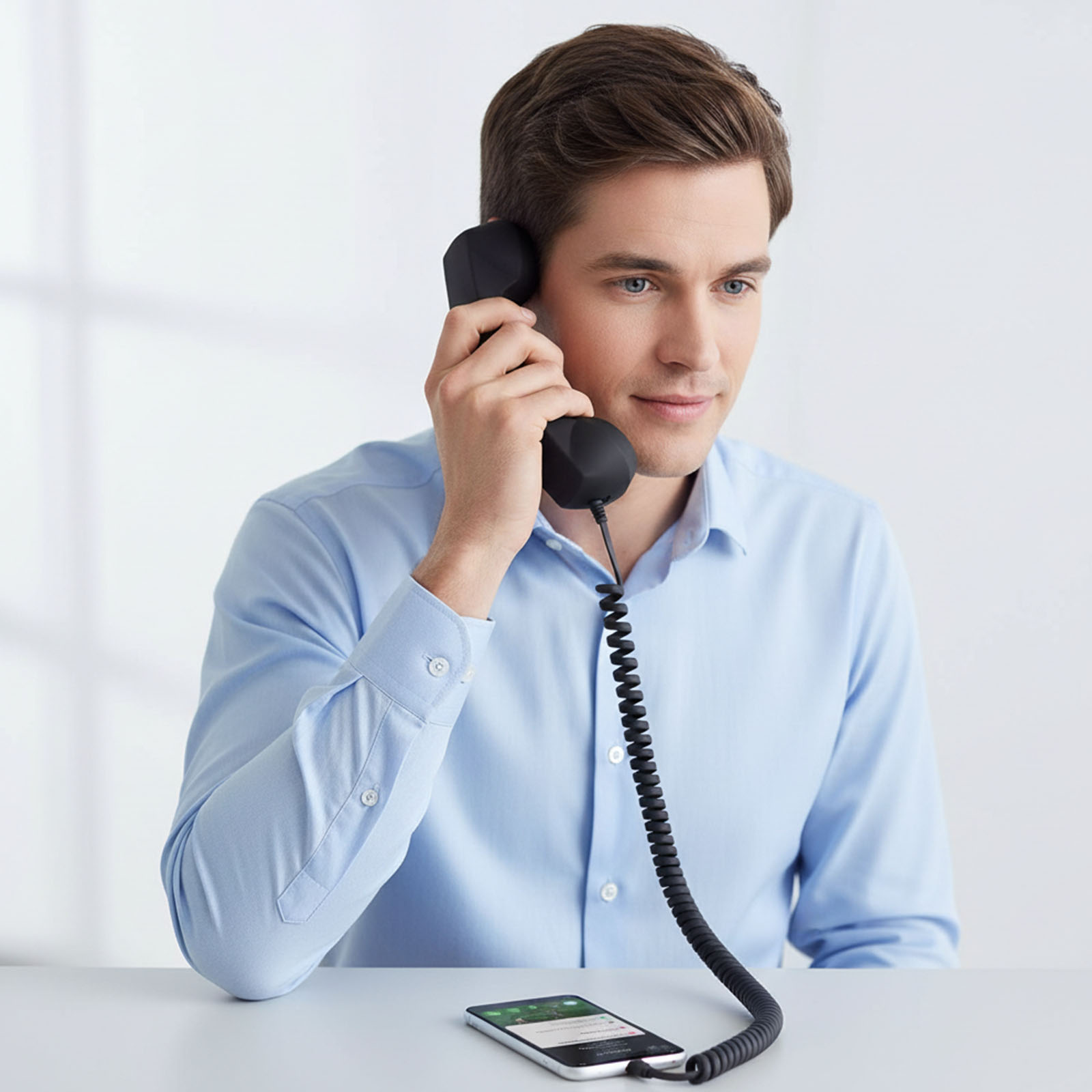 Aparelho de Telefone Retrô Erg - Retro Handset Phone avaliação e preço