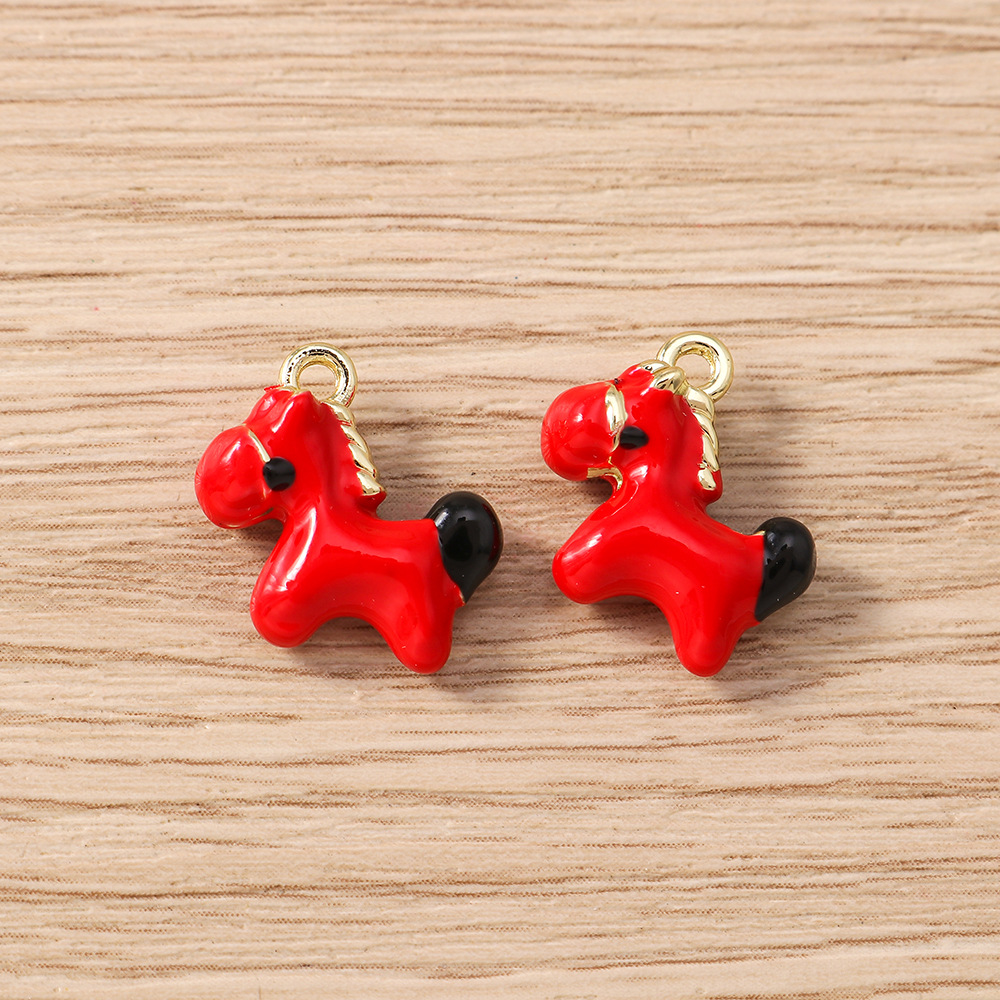 5 pçs bonito pequeno cavalo en - Phone Accessories Jewelry avaliação e preço