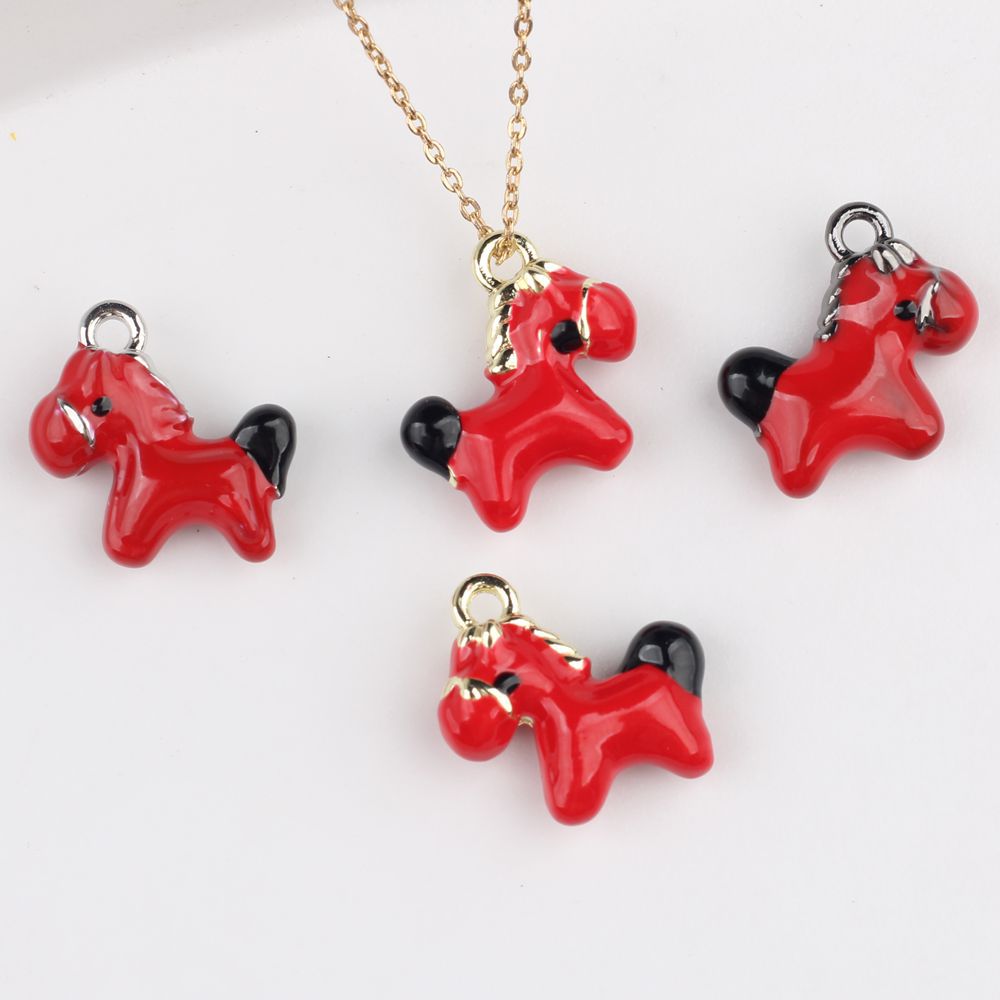 5 pçs bonito pequeno cavalo en - Phone Accessories Jewelry avaliação e preço