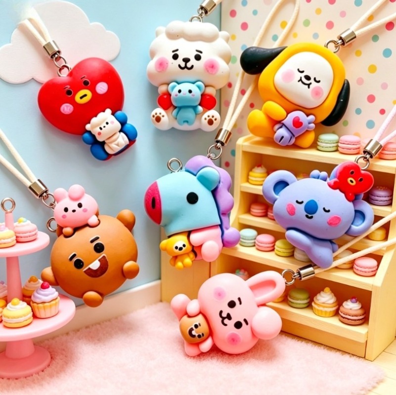 7 peças de pingentes de resina - Phone Accessories Jewelry avaliação e preço