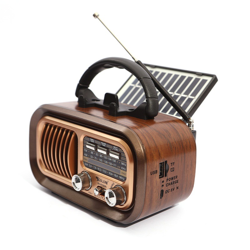 Mini rádio de madeira com pain - Retro Handset Phone avaliação e preço