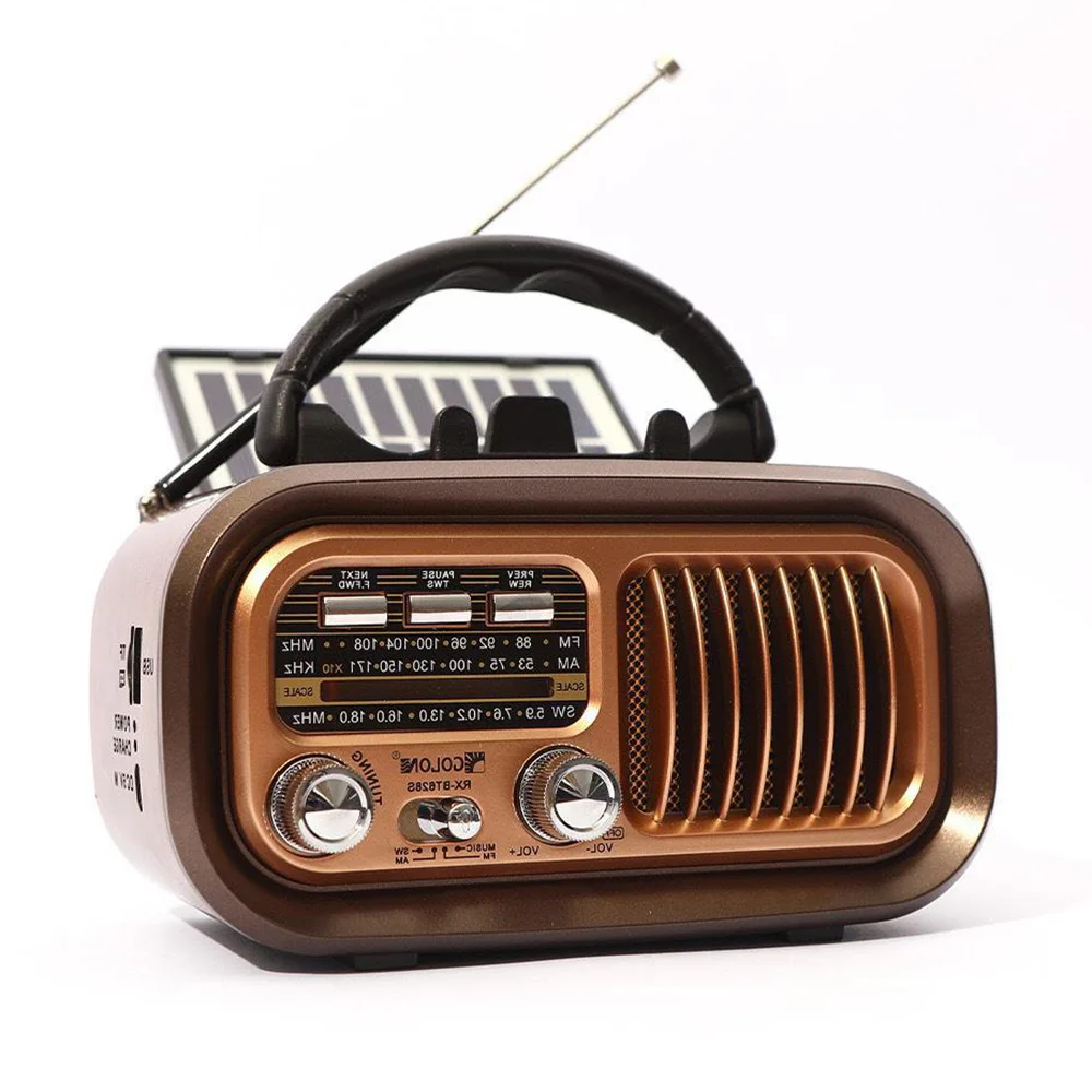Mini rádio de madeira com pain - Retro Handset Phone avaliação e preço