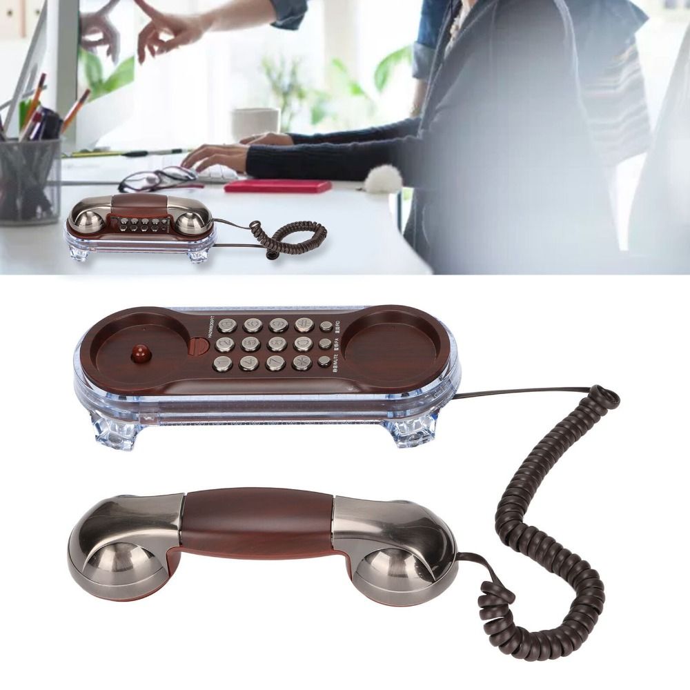 NOVO Telefone Fixo de Parede c - Retro Handset Phone avaliação e preço