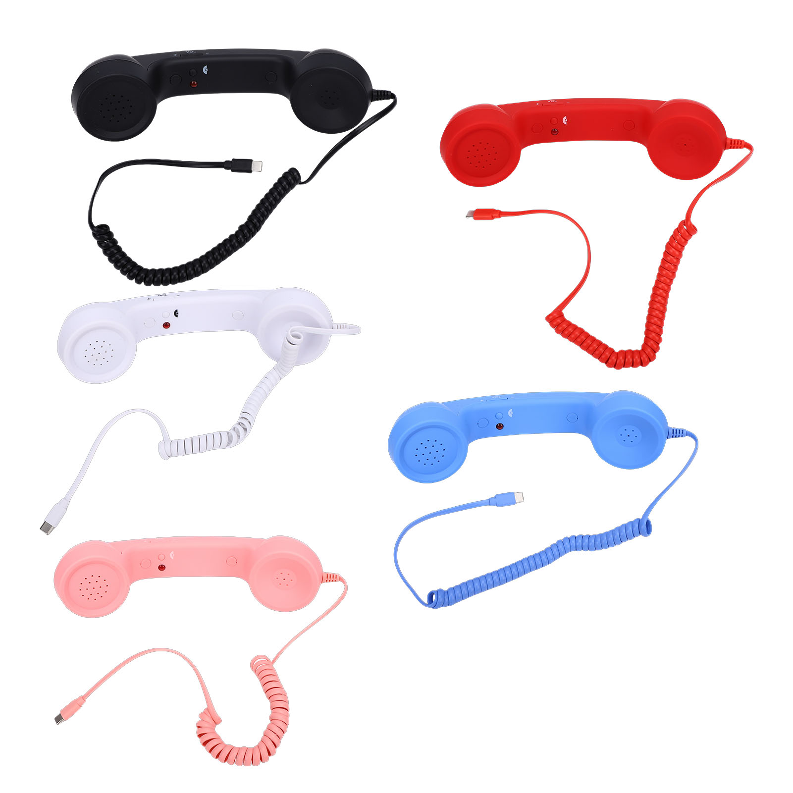 Telefone Retro com Fio Tipo C, - Retro Handset Phone avaliação e preço